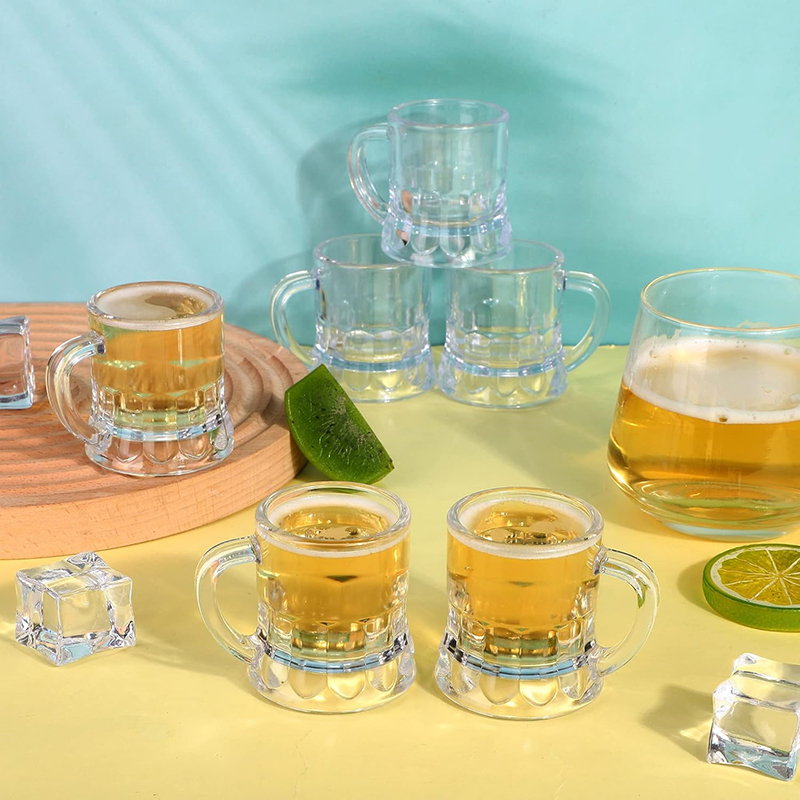 Beer Mug Handled - ●5/10PCS 30ml Beer Cup Small Handle