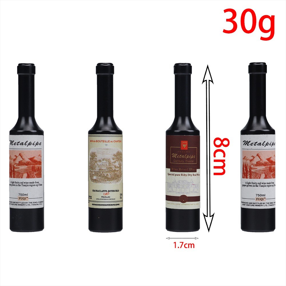 Wine Bottle Size - 8cm Large Red Wine Bottle Shaped