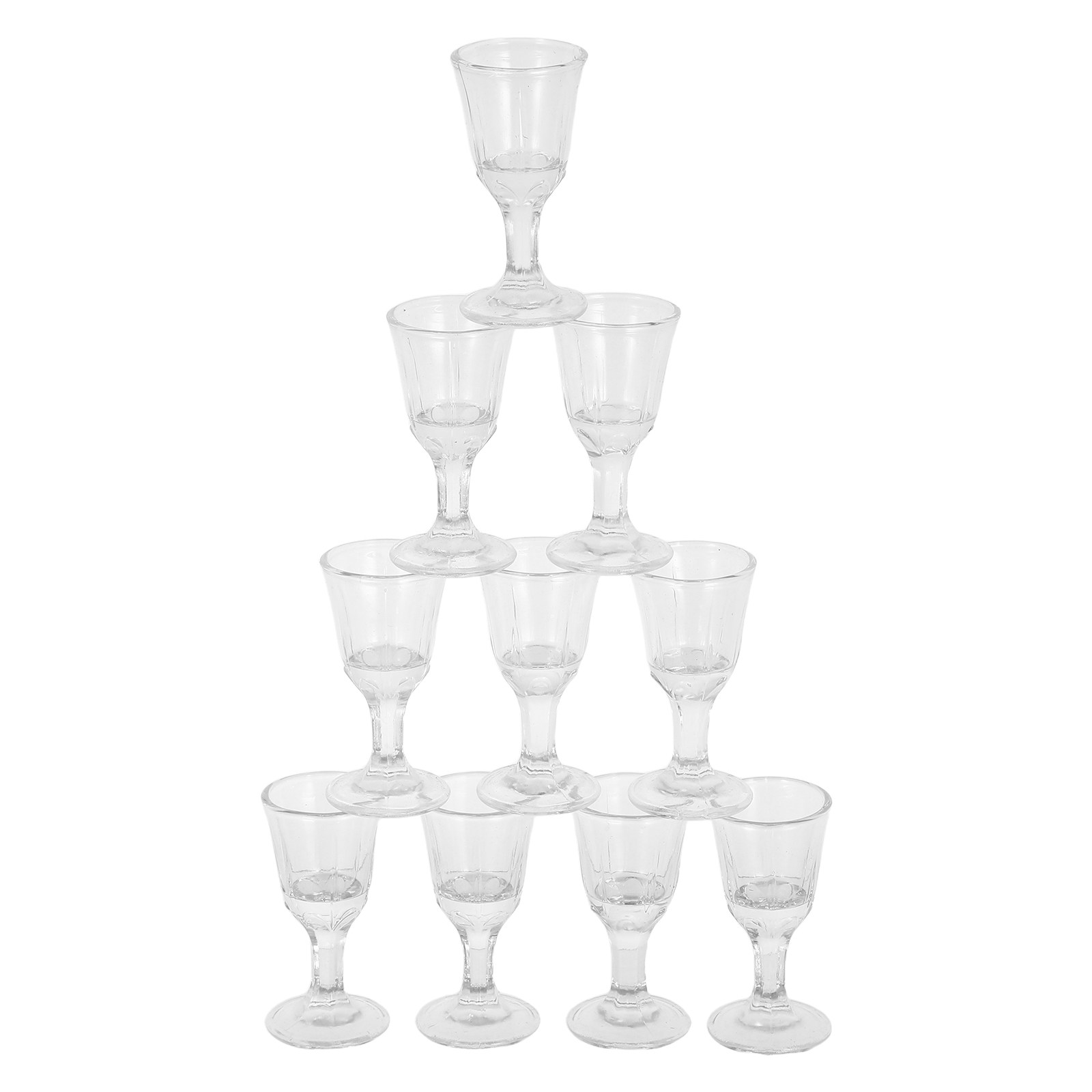 Wine Beer Tequila - 10Pcs Glass Liquor Goblet Vintage Wine