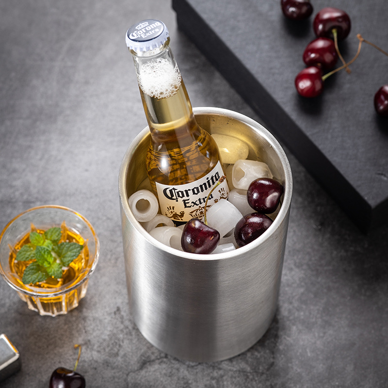 Wine Bottle Size - Stainless Steel Double Wall Wine Cooler