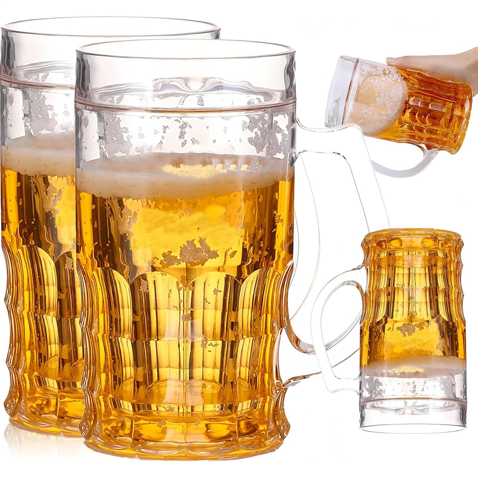 450ml Funny Fake Beer Mug Real - Beer Mug Handled review and price