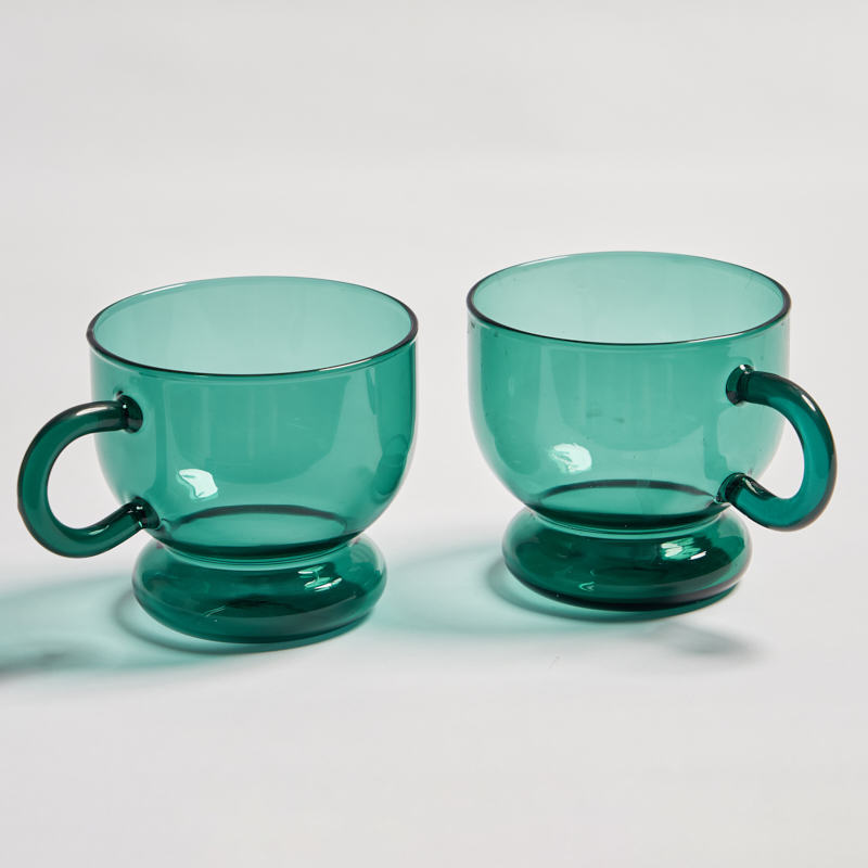 2PC Nordic glass coffee cup mi - Wine Beer House review and price