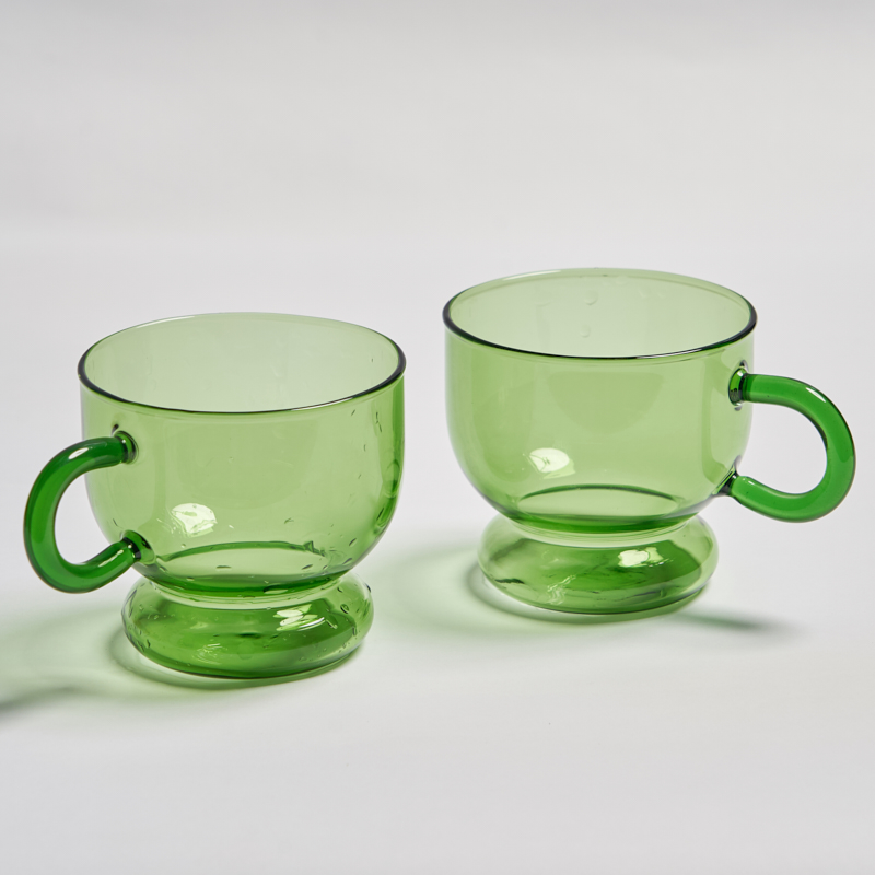 2PC Nordic glass coffee cup mi - Wine Beer House review and price