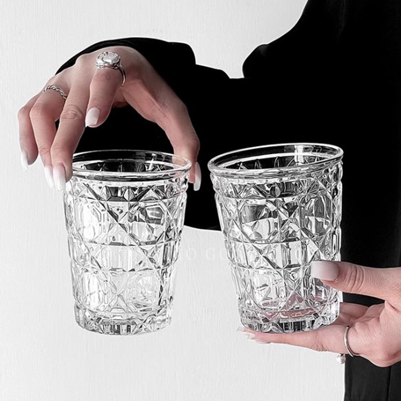 2pcs 310ml Vintage Diamond Pat - Wine Beer Drink review and price