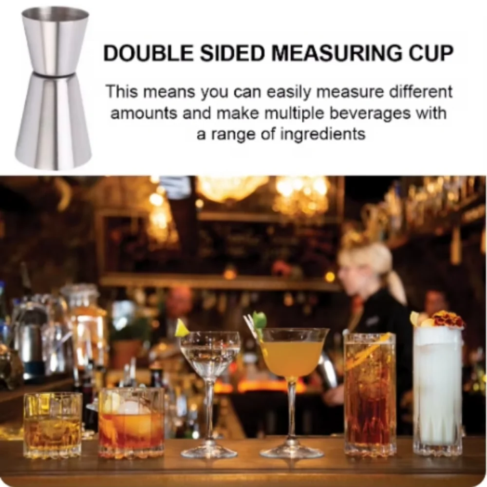 2PCS 30/60ml Cocktail Wine Sha - Spirit Measure Jigger review and price