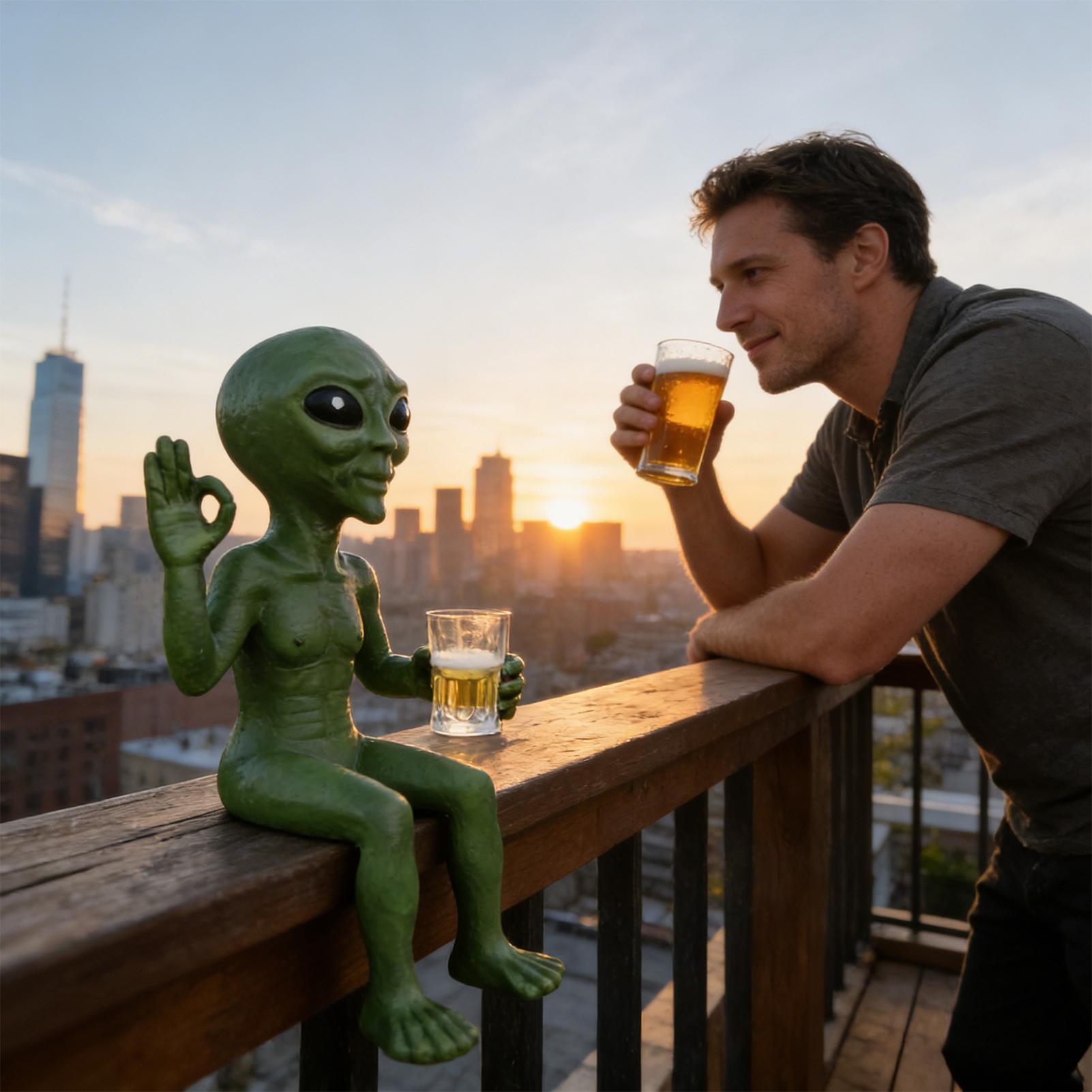Funny Figurines Small Resin Be - Wine Beer Drink review and price