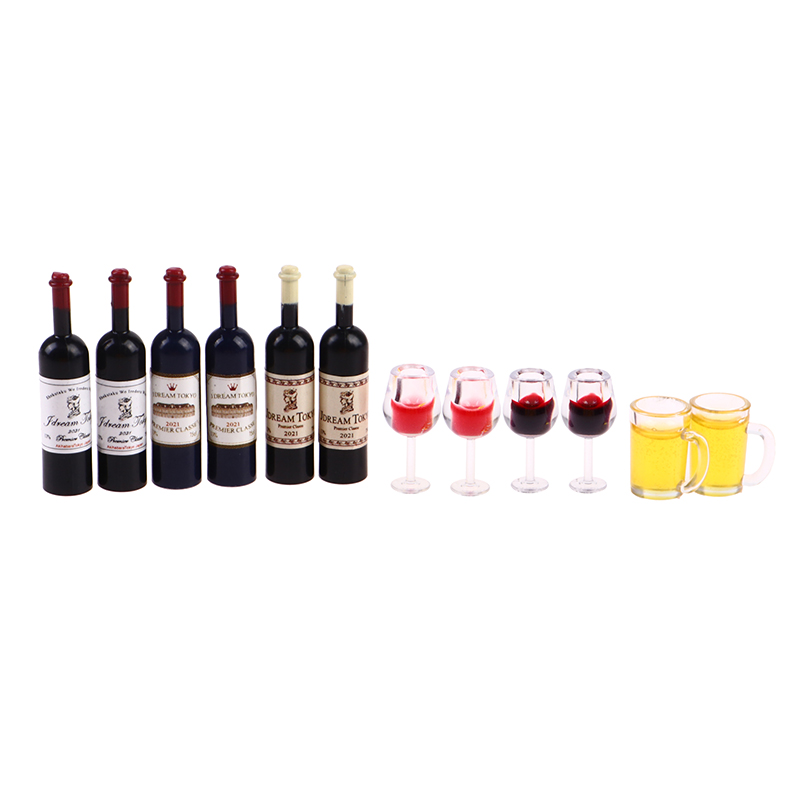 5Pcs 1:12 Dollhouse Miniature  - Wine Beer House review and price
