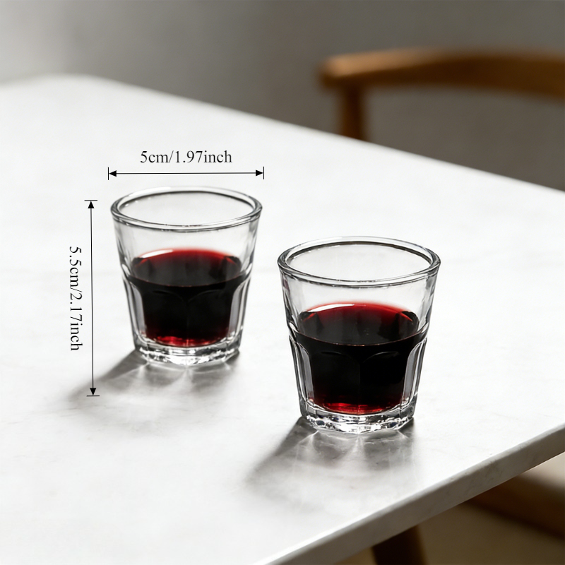2pcs Sets Small Wine Glass Gla - Wine Beer Tequila review and price