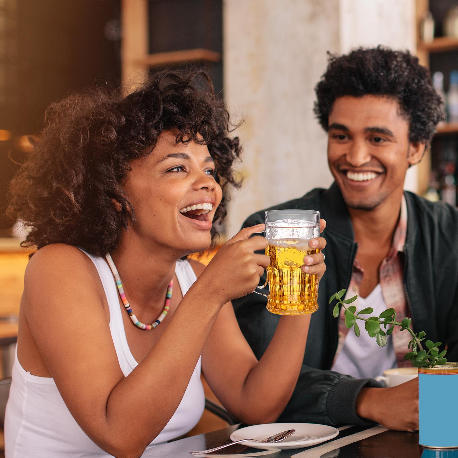 450ML Double Layer Simulated B - Beer Mug Handled review and price