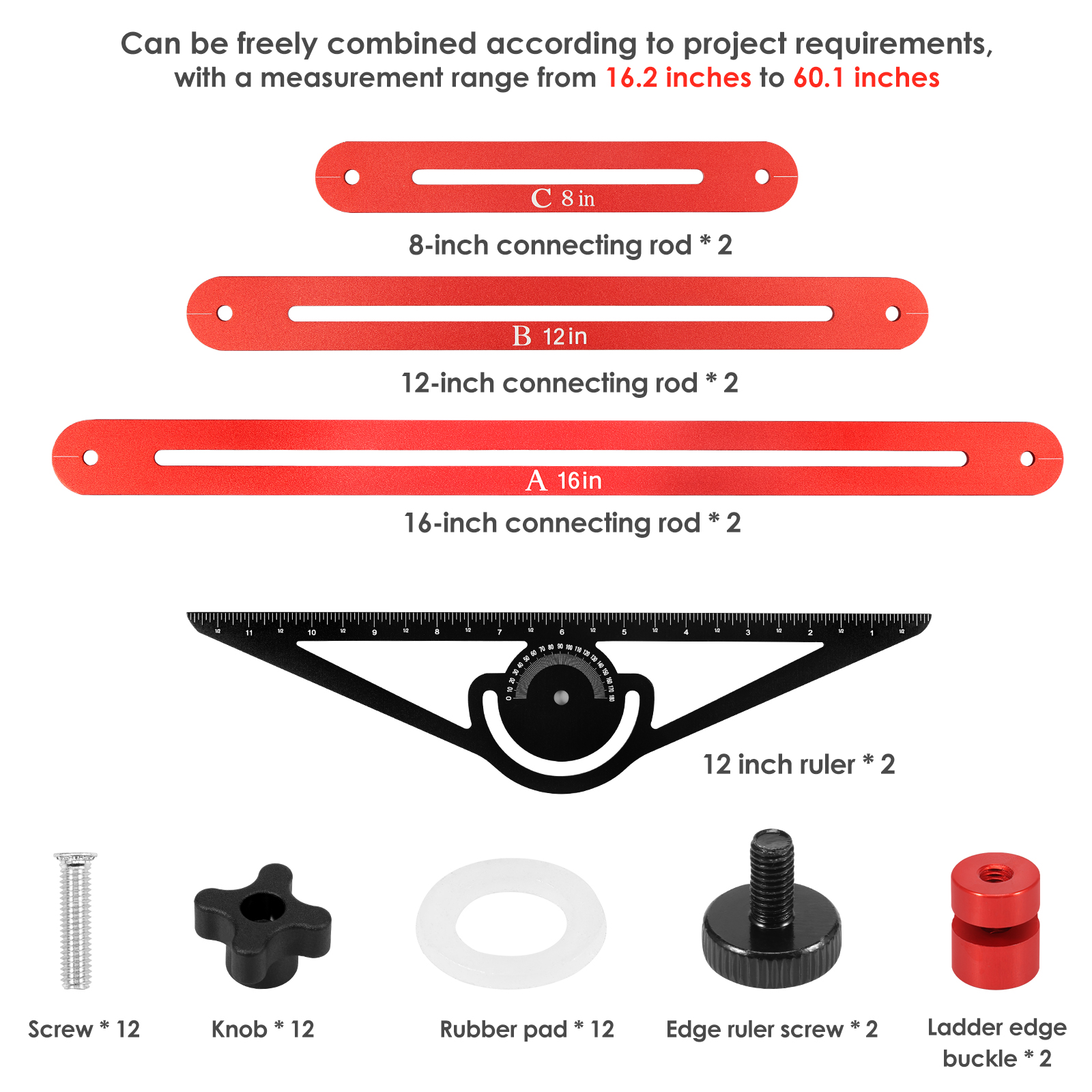 Stair Tread Template Tool Doub - Spirit Measure Jigger review and price