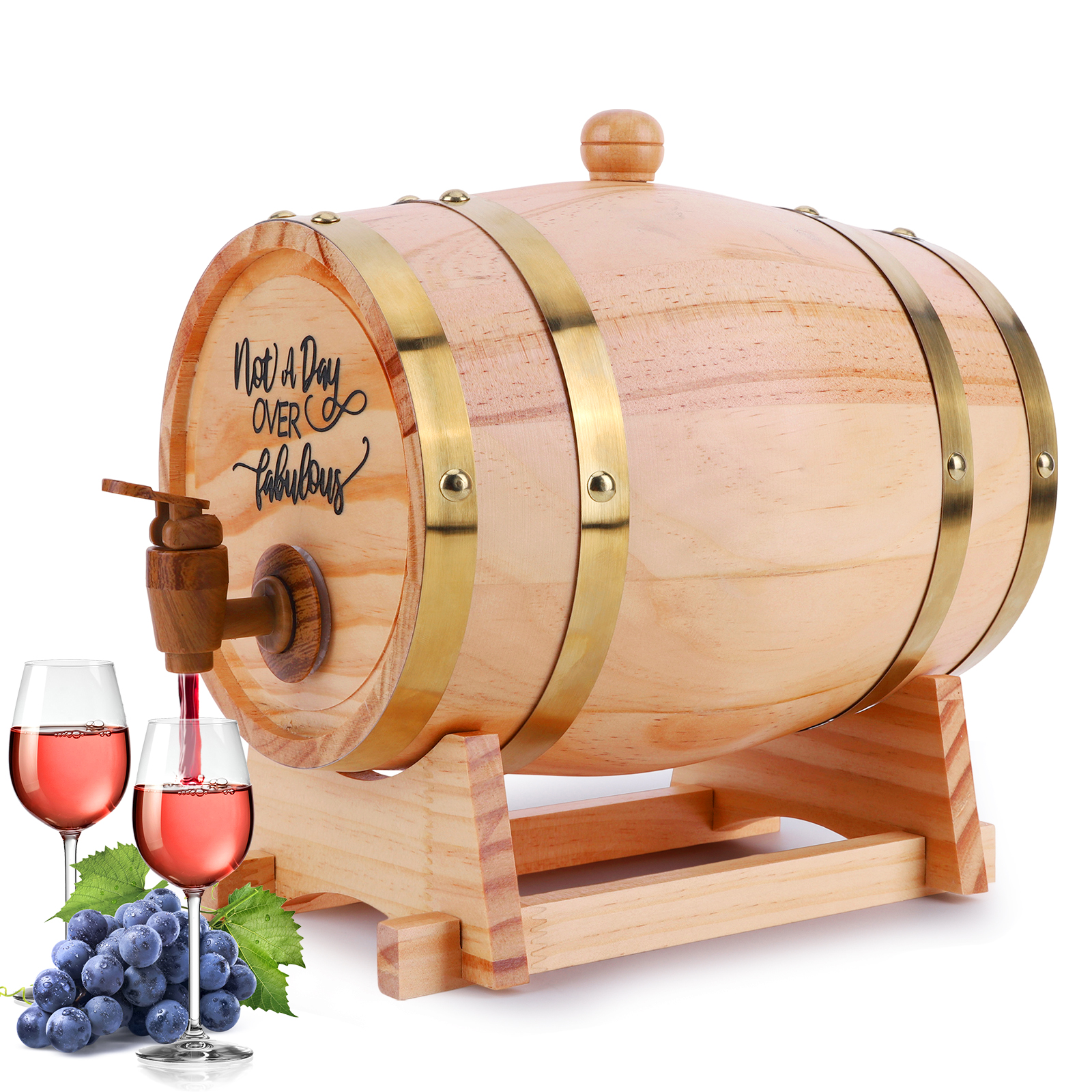 3L Wine Barrel with Stand Bung - Wine Beer Tequila review and price