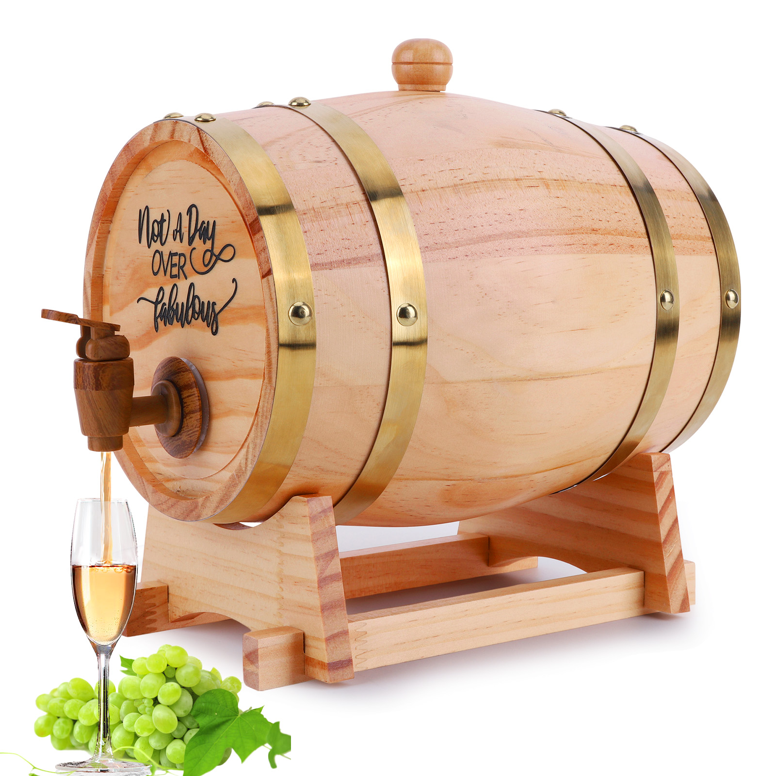 3L Wine Barrel with Stand Bung - Wine Beer Tequila review and price