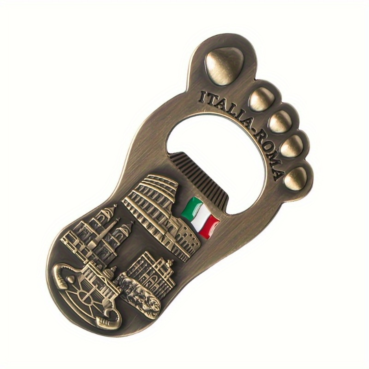 Italian Roma Bottle Opener, Me - Wine Beer Foot review and price