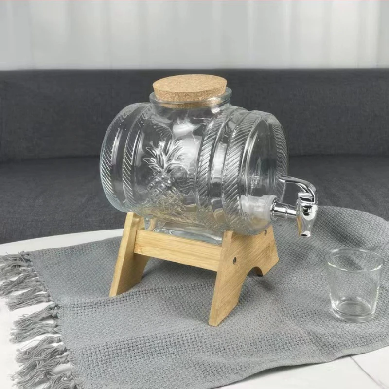 1L Beverage Barrel with Faucet - Wine Beer Juice review and price