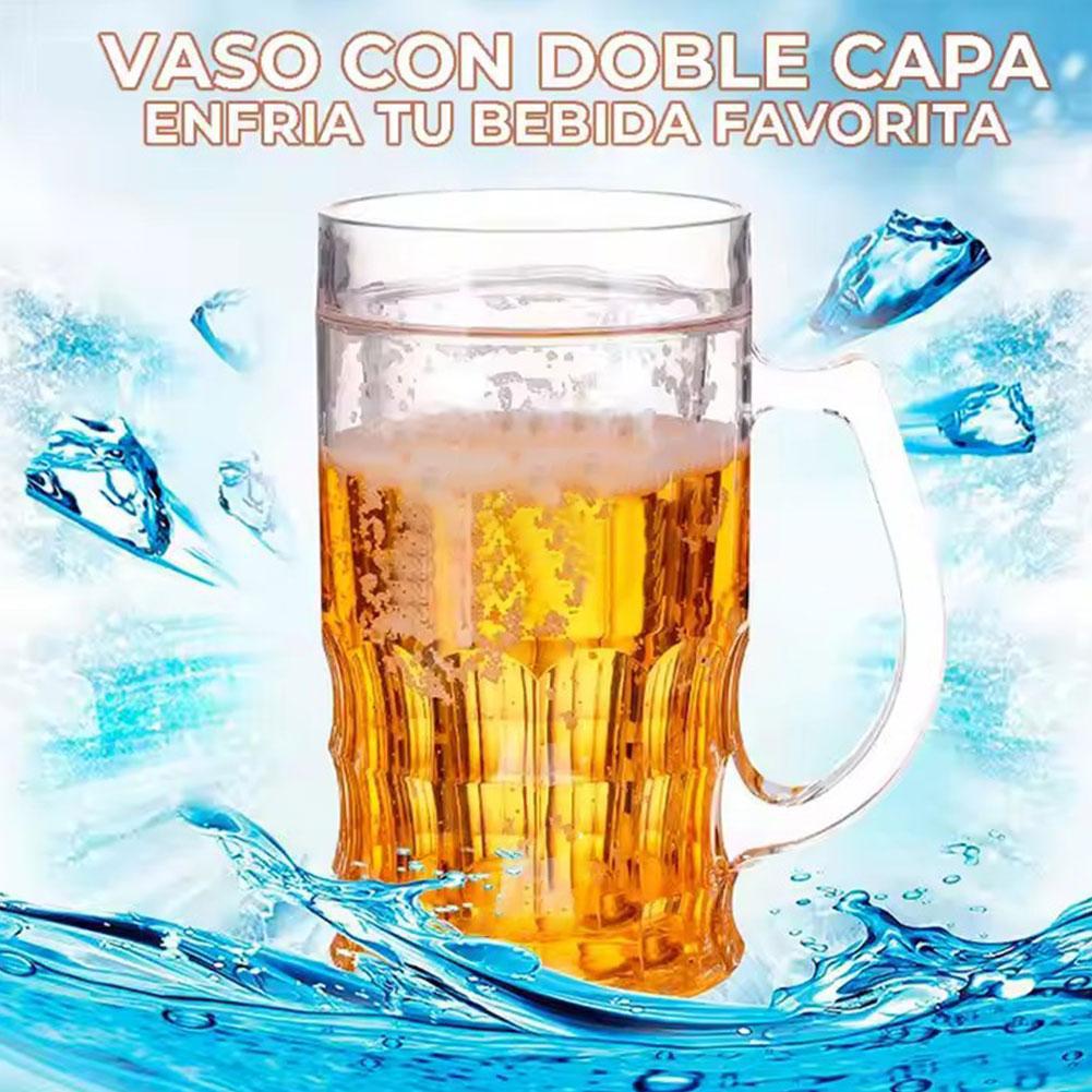 1/2Pcs Double Beer Glass with  - Beer Mug Handled review and price