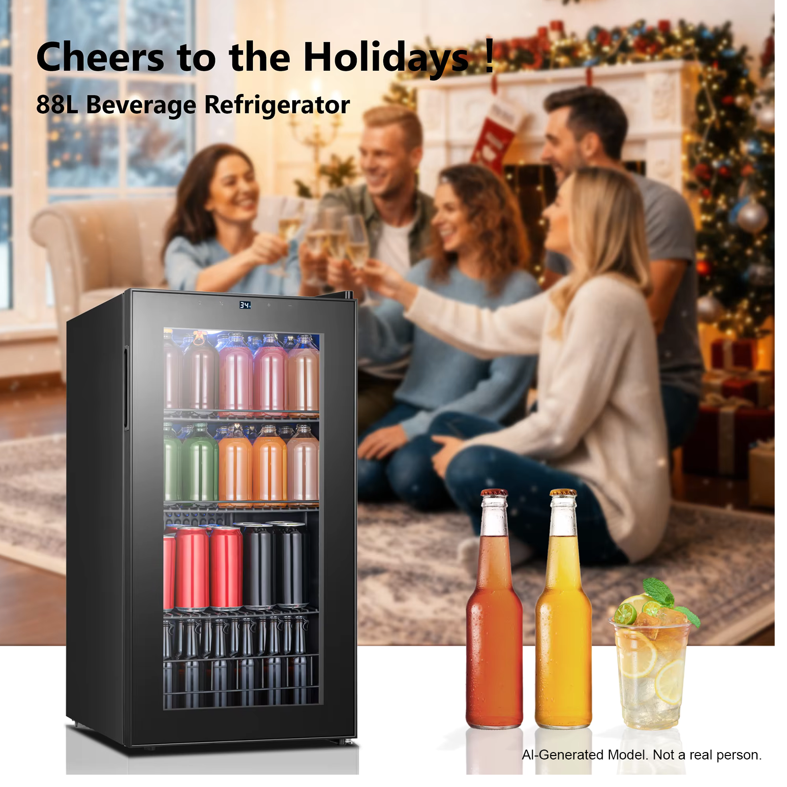 Mini Glass Door Beverage Coole - Wine Beer Cooler Direct review and price