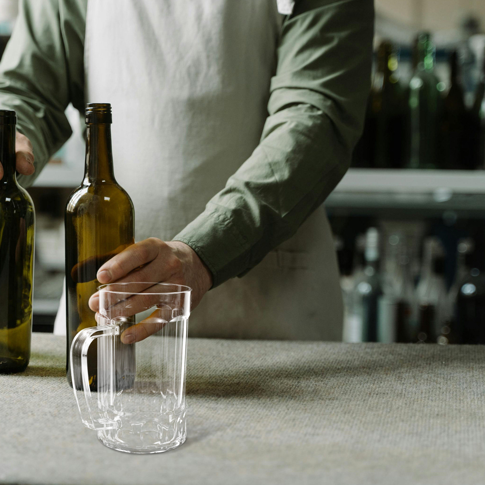 540Ml Acrylic Beer Mug Premium - Beer Mug Handled review and price