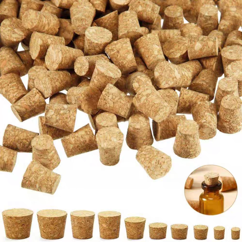 5/10 Pcs Cork Stopper Wooden L - Wine Bottle Size review and price