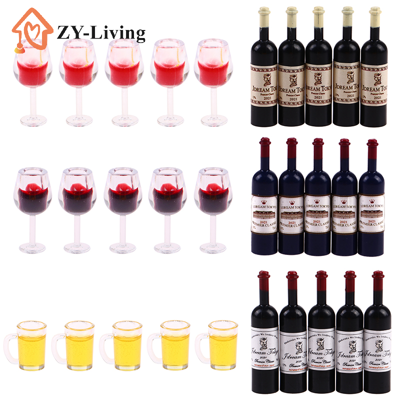 5Pcs 1:12 Dollhouse Miniature  - Wine Beer House review and price