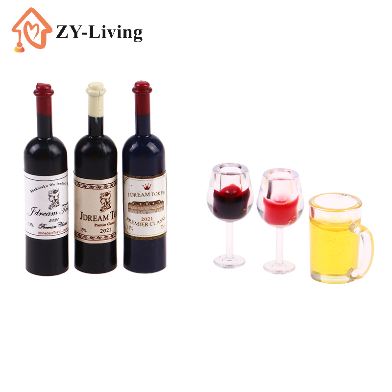 5Pcs 1:12 Dollhouse Miniature  - Wine Beer House review and price