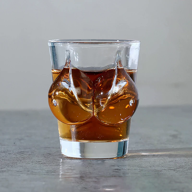 1PC Novelty Body Shaped Glass  - Wine Beer Juice review and price