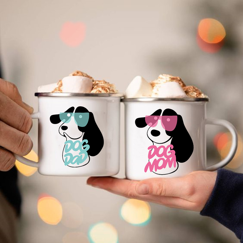 Dog Mom/Dad Print Creative Ena - Beer Mug Handled review and price