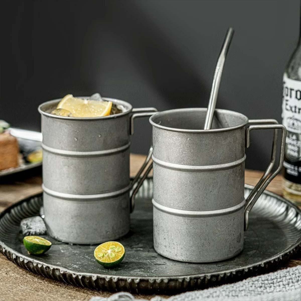 Stainless Steel Outdoor Campin - Beer Mug Handled review and price