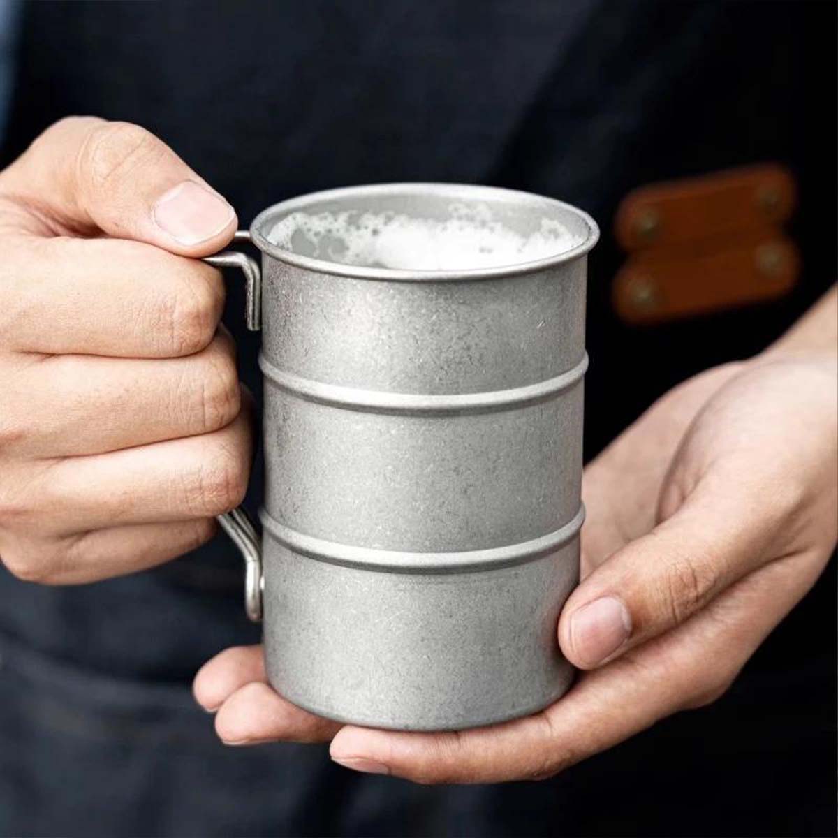 Stainless Steel Outdoor Campin - Beer Mug Handled review and price