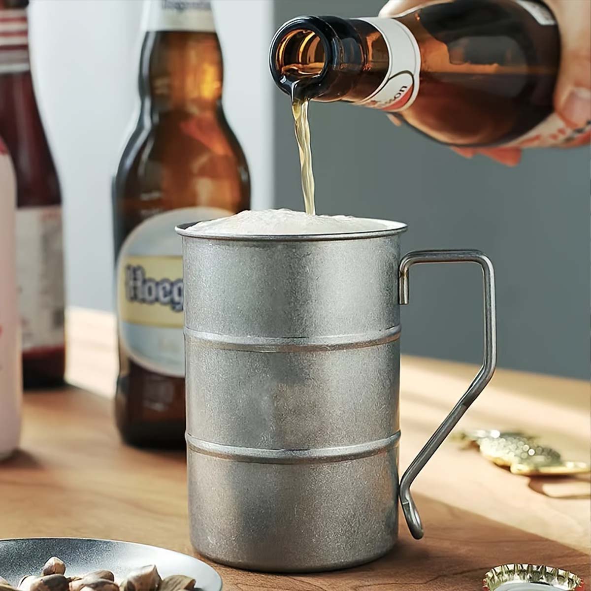 Stainless Steel Outdoor Campin - Beer Mug Handled review and price
