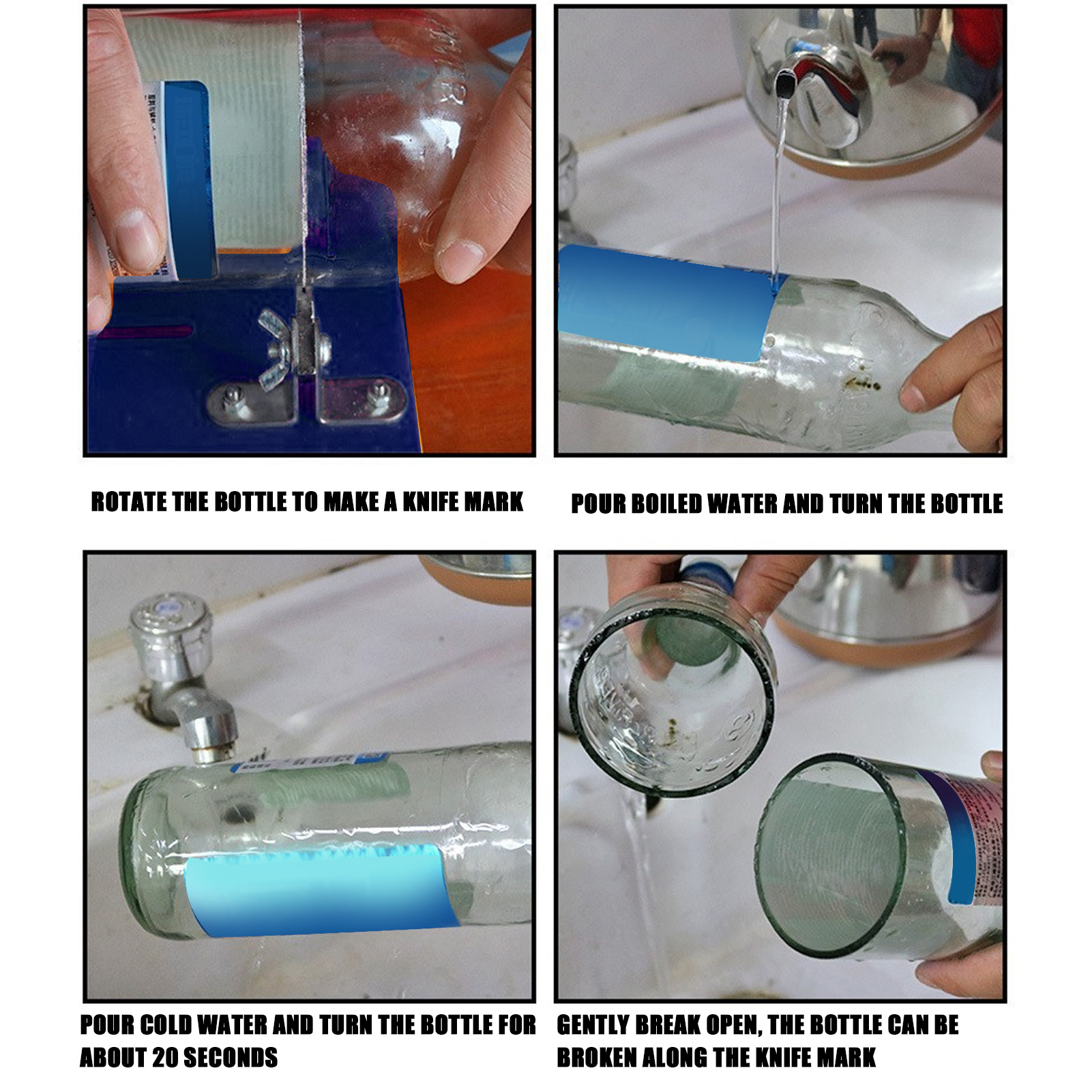 Universal Adjustable DIY Glass - Wine Bottle Size review and price