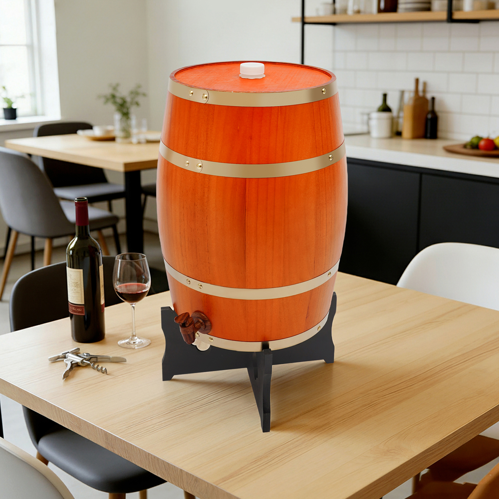 20L/5.28Gal Beige Wine Barrel, - Wine Beer Tequila review and price
