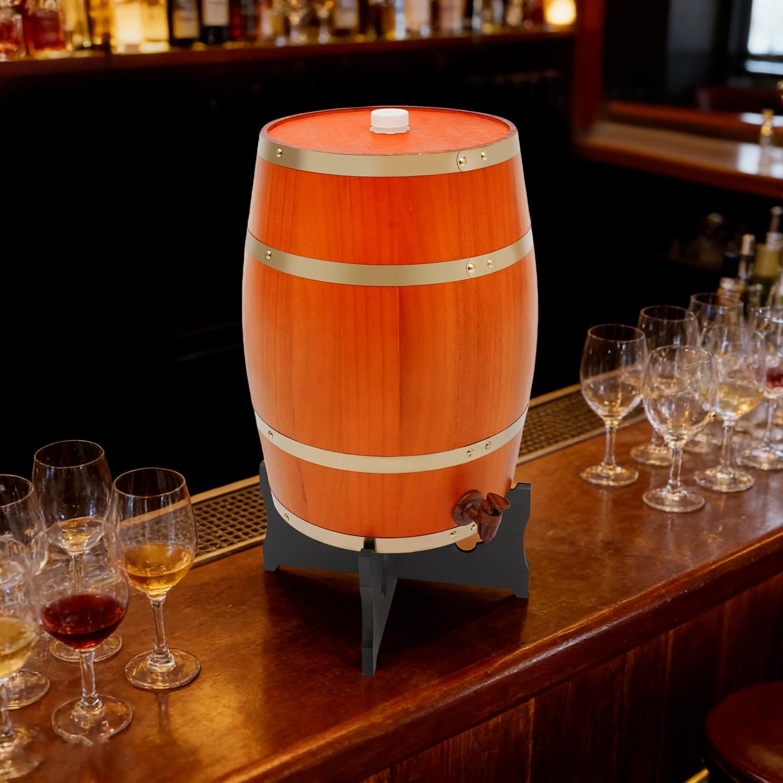 20L/5.28Gal Beige Wine Barrel, - Wine Beer Tequila review and price