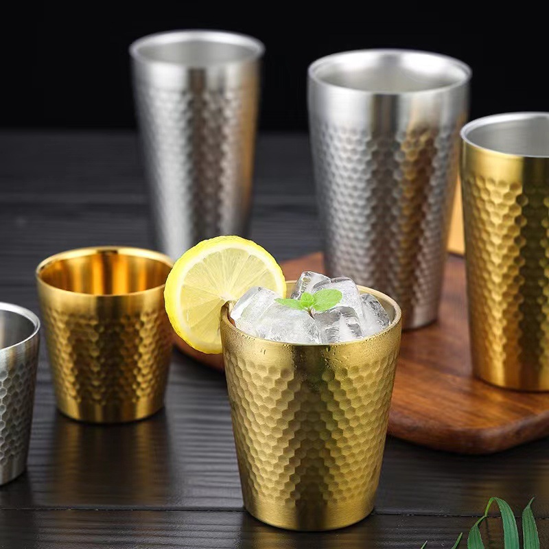 New Double Wall Steel Coffee C - Beer Mug Handled review and price