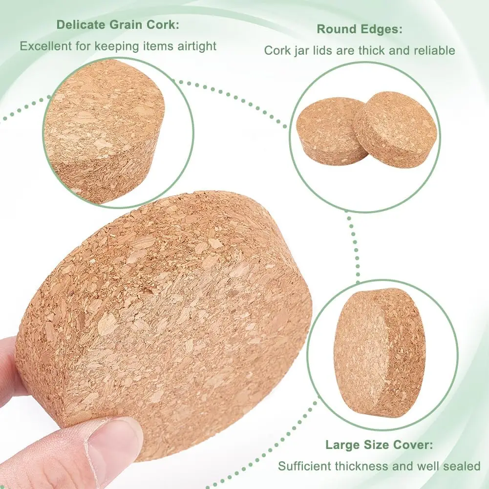 1-4Pcs Large Cork Stoppers for - Wine Bottle Size review and price