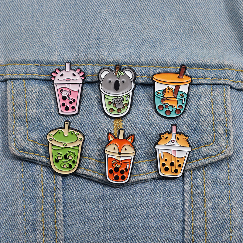 Cartoon Drink Brooch Animal Bu - Wine Beer Juice review and price